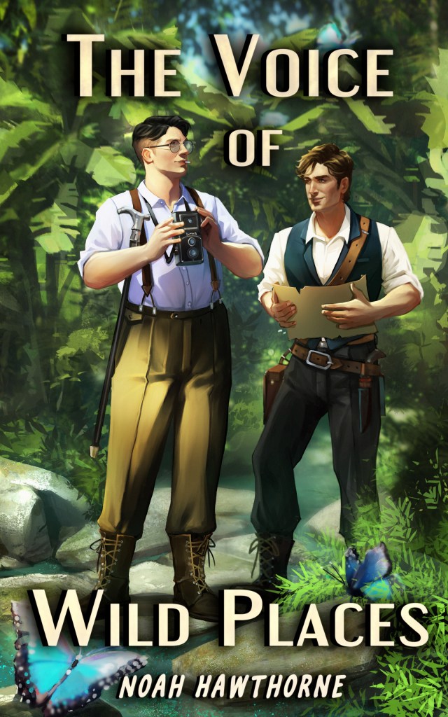 An ebook cover of The Voice of Wild Places.